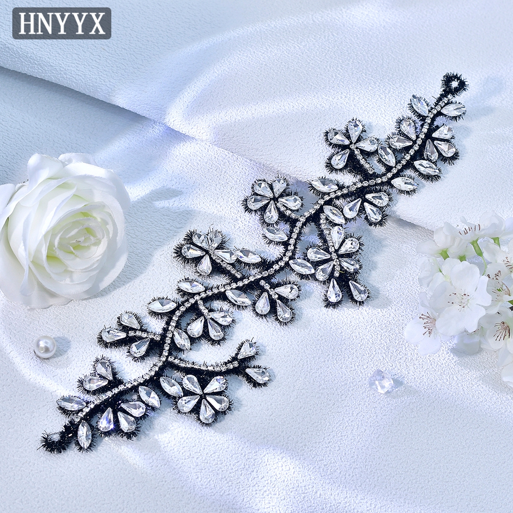 Bridal Sash Ribbon - HNYYX New Bridal Wedding Belt Glittering