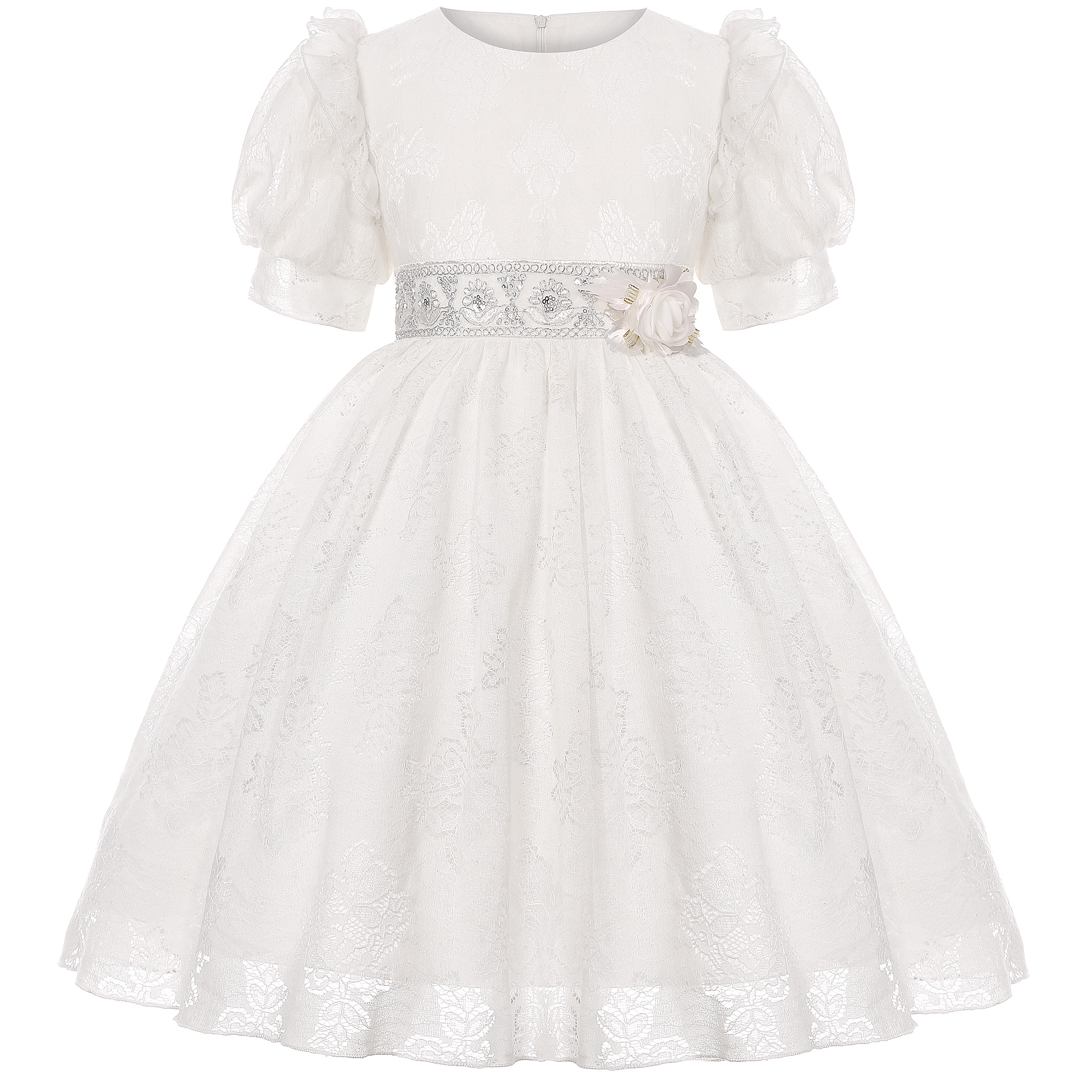 White lace floral bow waistban - Wedding Lulu recensie en prijs