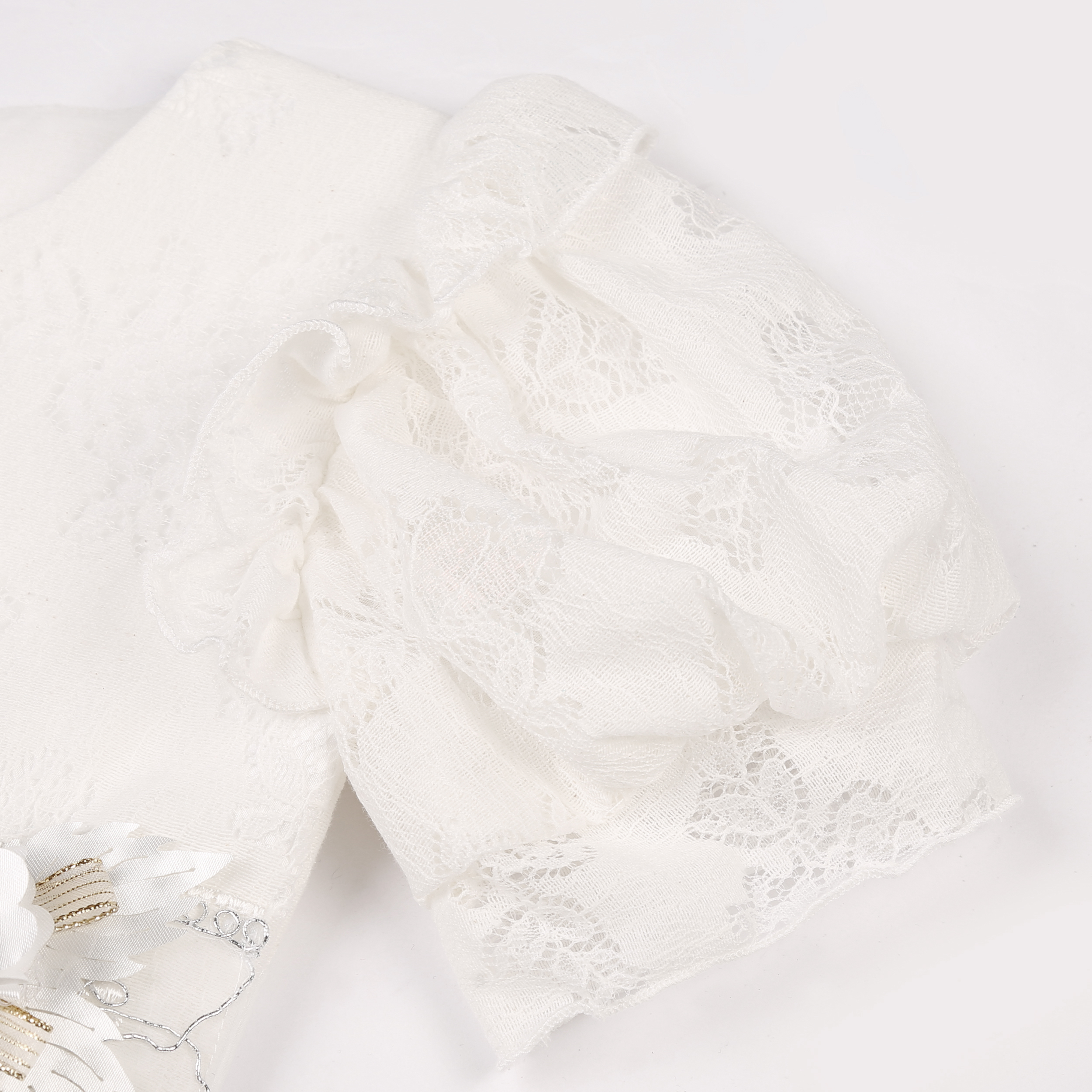 White lace floral bow waistban - Wedding Lulu recensie en prijs