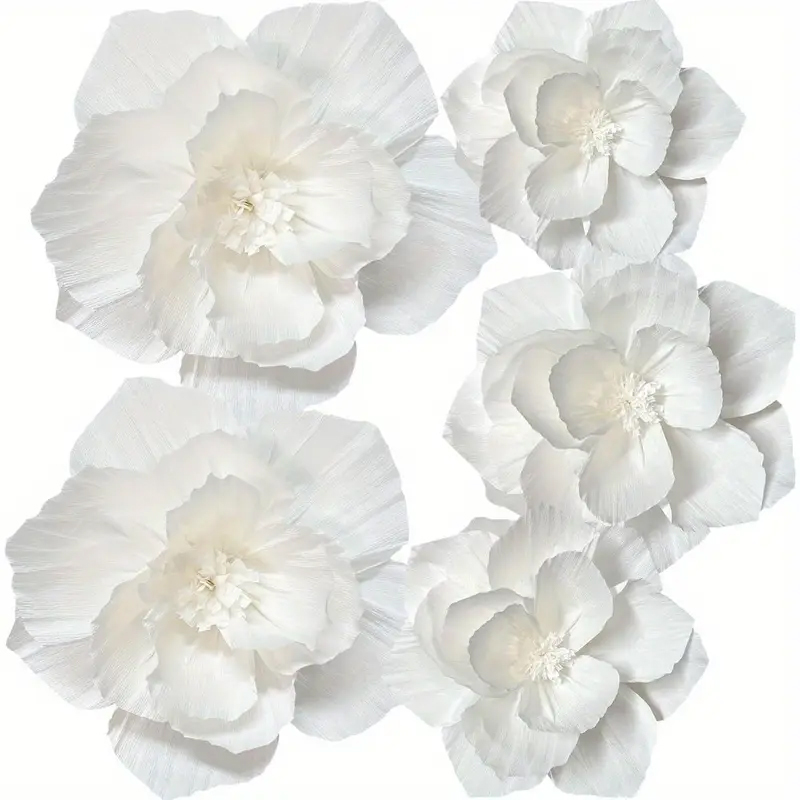 5 Packs of White Paper Flowers - Wedding Power Supply recensie en prijs