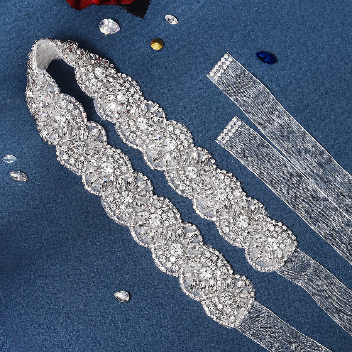 Rhinestone Bridal Belt for Wed - Bridal Sash Ribbon recensie en prijs
