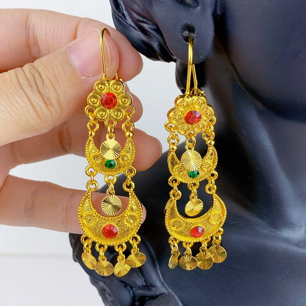 Indian Drop Dangle Earrings Je - Indian Wedding Supply recensie en prijs