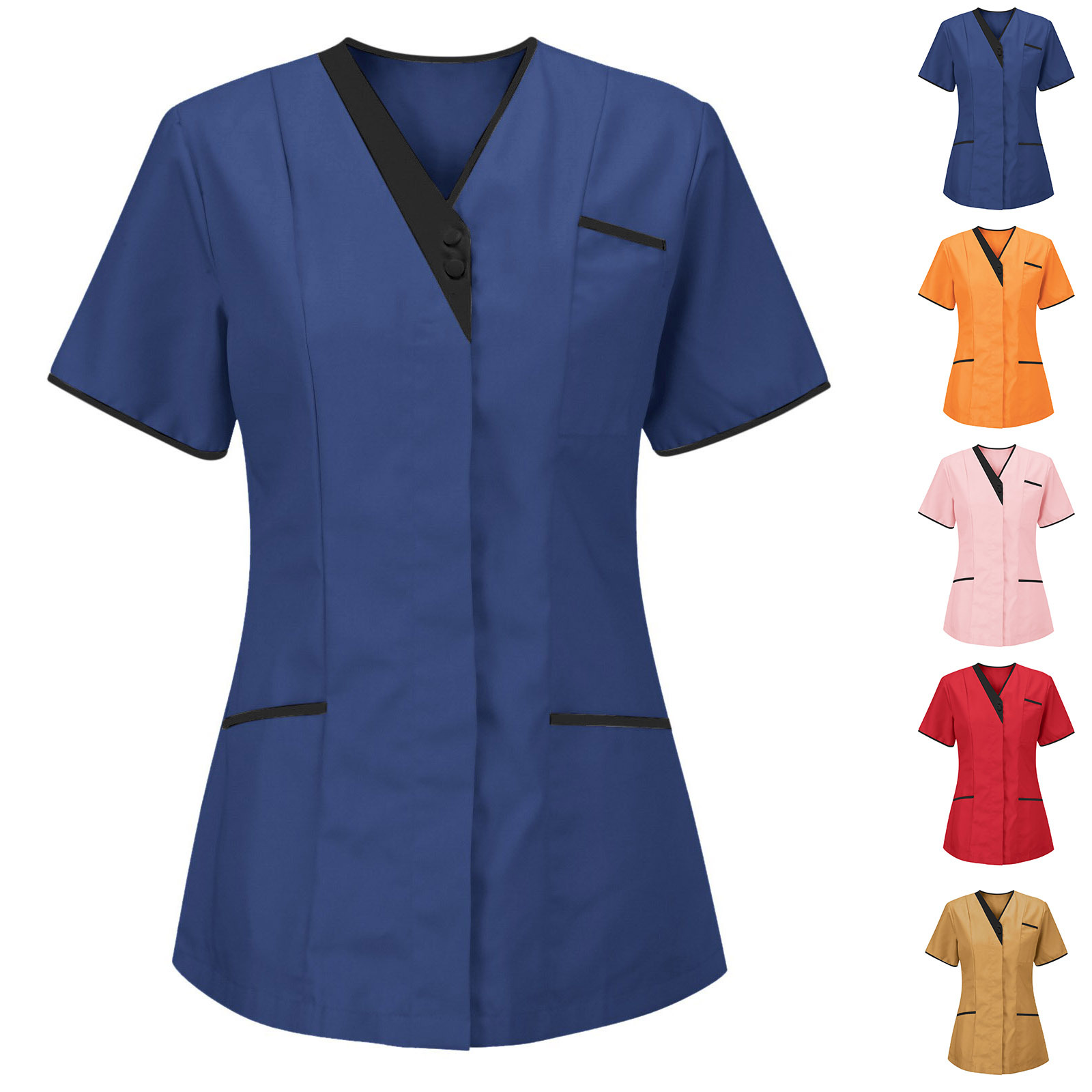 2026 V Neck Short Sleeve Scrub - Wedding Job recensie en prijs