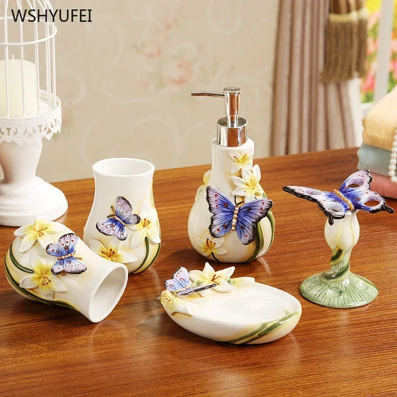 5Pcs Direct sales new garden b - Wedding Bathroom Supply Kit recensie en prijs