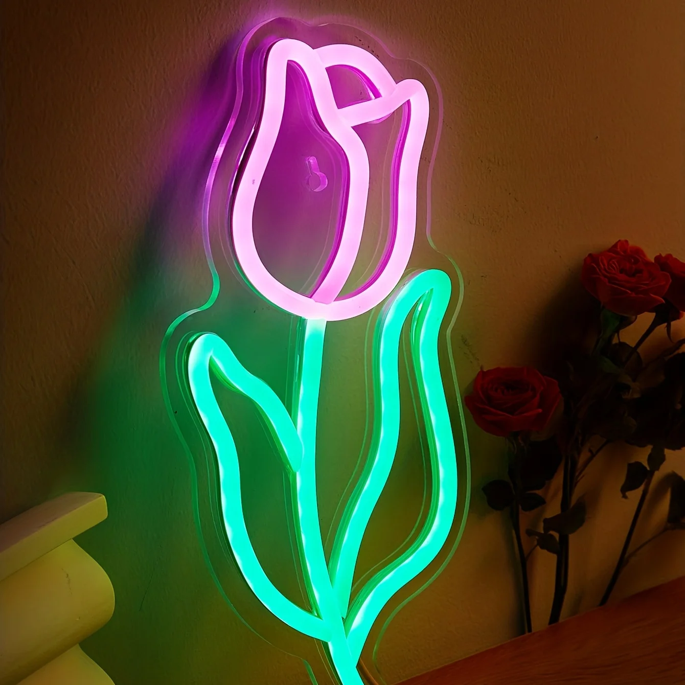 LED Rose Shaped Neon Sign 5V U - Wedding Power Supply recensie en prijs