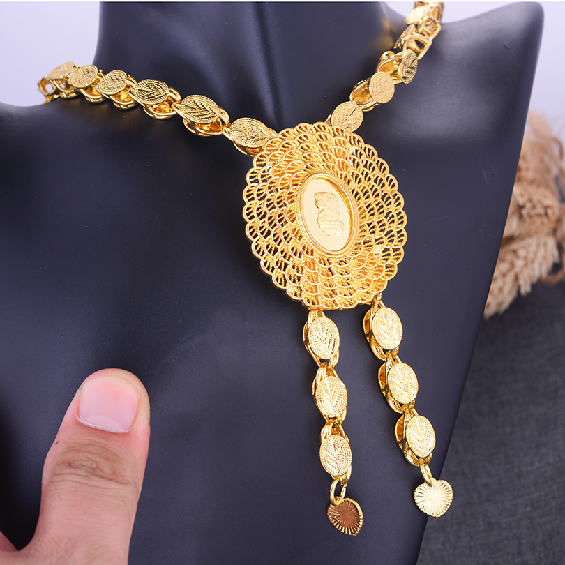Dubai 24K Gold Color Jewelry S - Indian Wedding Supply recensie en prijs