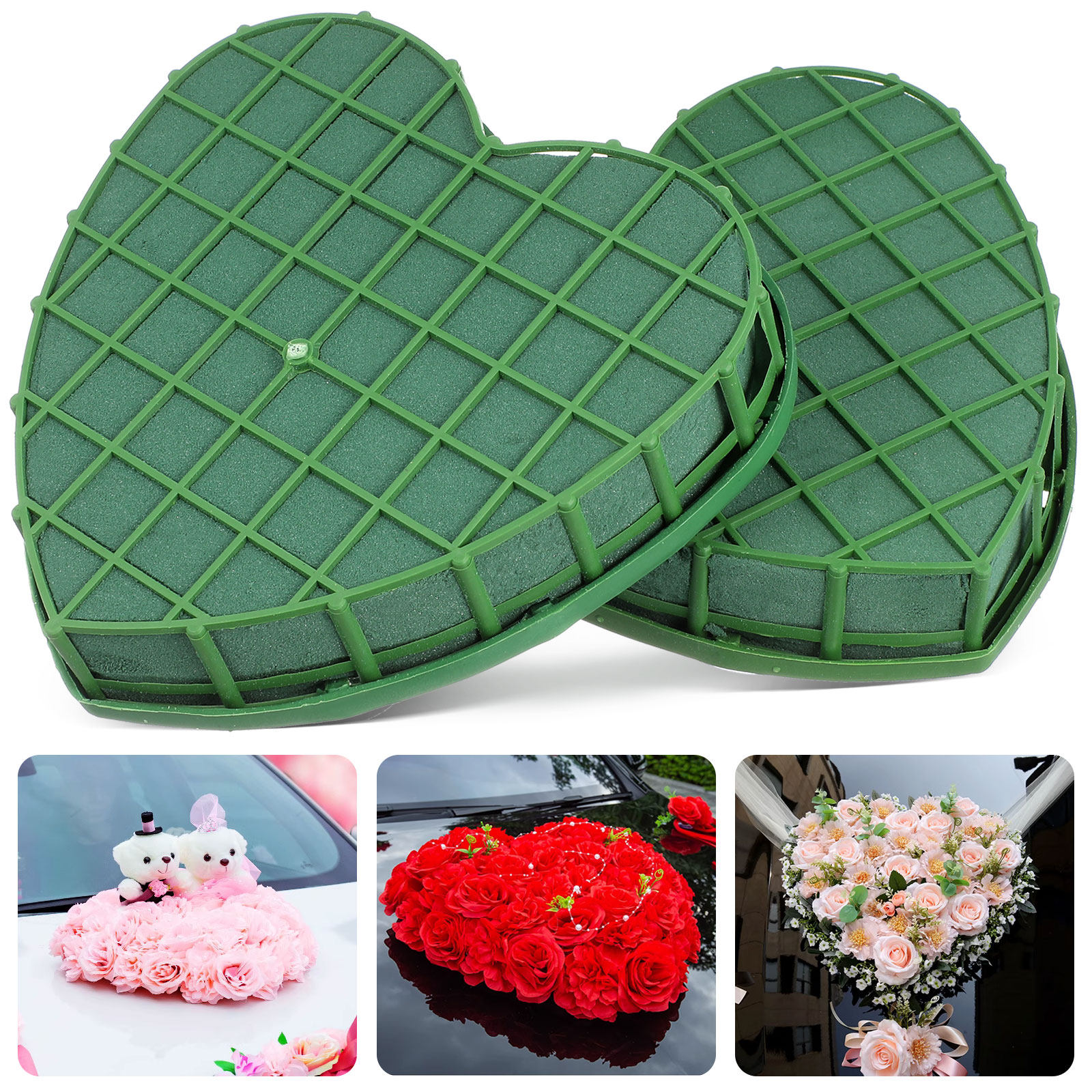 2Pcs Flower Mud Tray with Suct - Wedding Supply Decor recensie en prijs