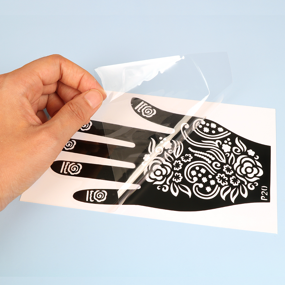 2pcs Henna Tattoo Stencils Tem - Indian Wedding Supply recensie en prijs