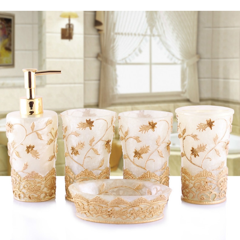European Style Emboss Resin Ba - Wedding Bathroom Supply Kit recensie en prijs