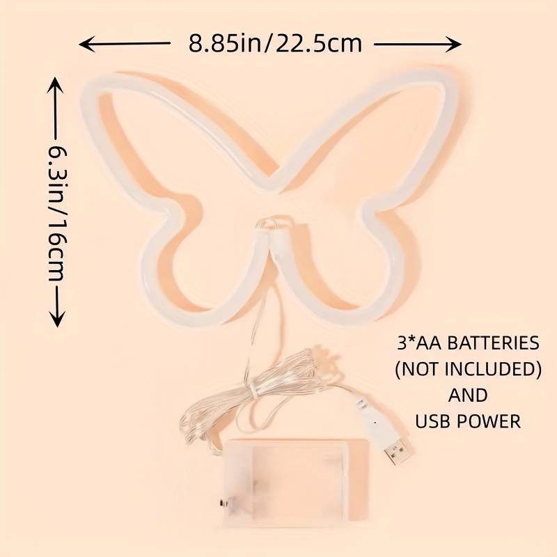 LED butterfly neon lights, USB - Wedding Power Supply recensie en prijs