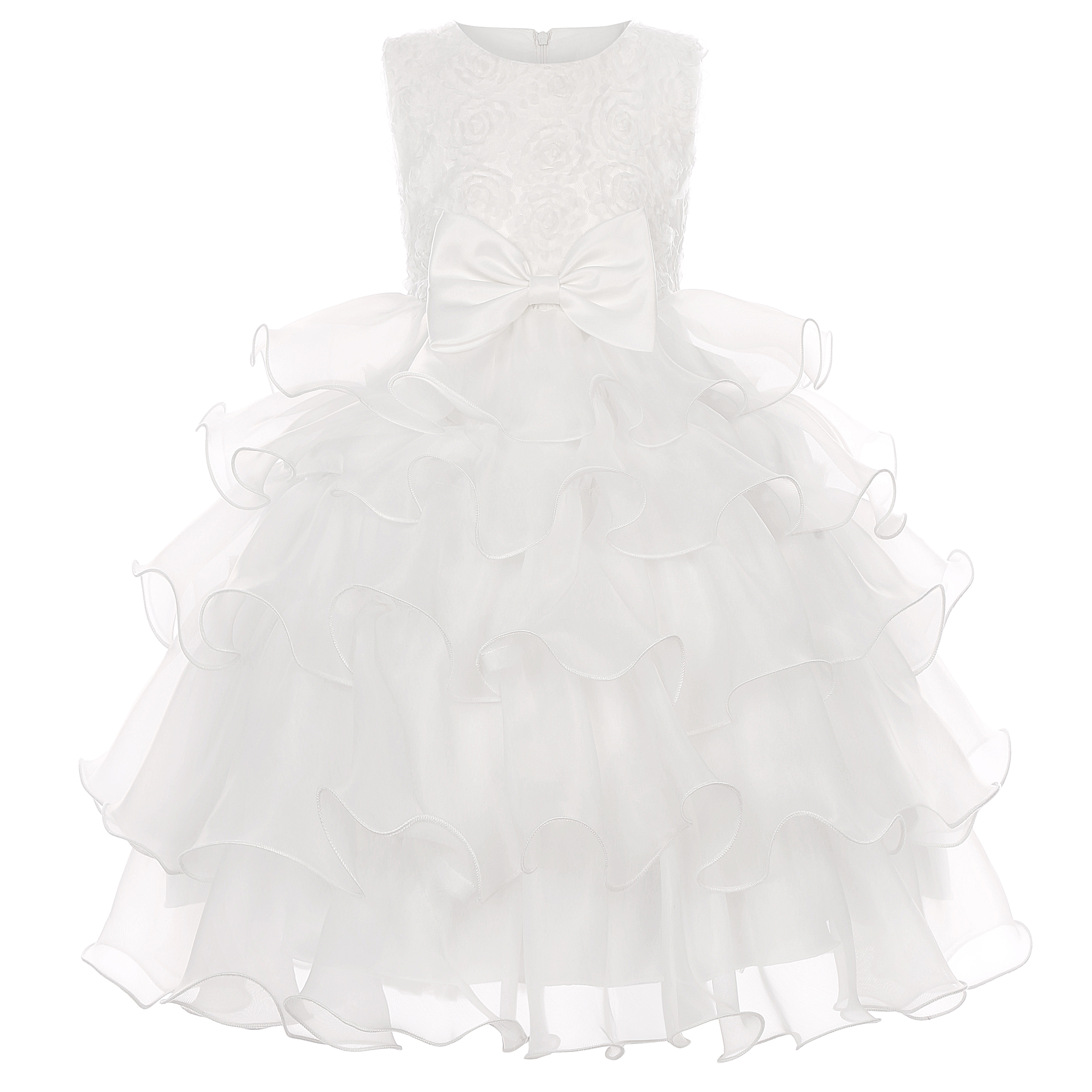 Floral chiffon dress, wedding  - Wedding Lulu recensie en prijs