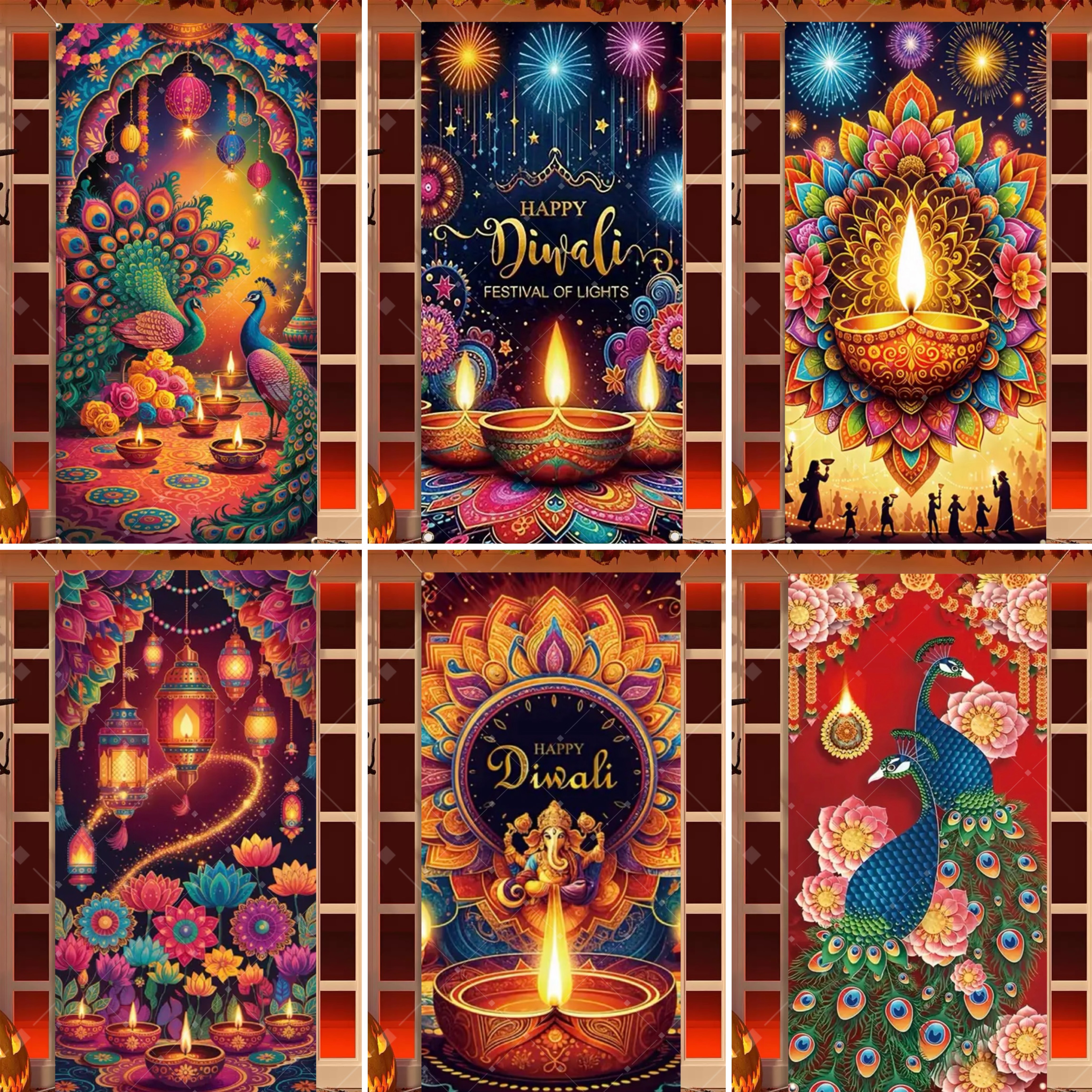 Diwali Decoration Party Backgr - Indian Wedding Supply recensie en prijs