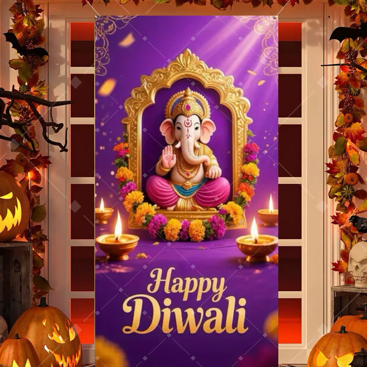 Diwali Decoration Party Backgr - Indian Wedding Supply recensie en prijs