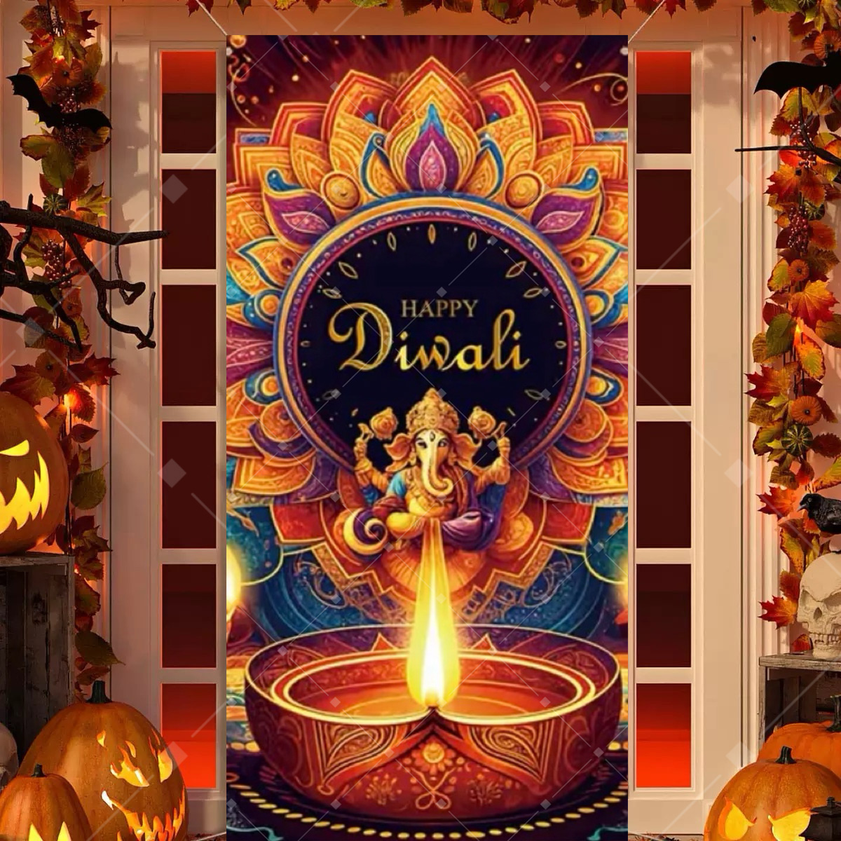 Diwali Decoration Party Backgr - Indian Wedding Supply recensie en prijs