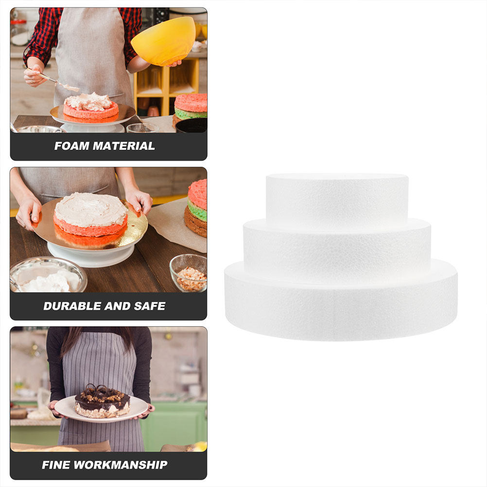 3Pcs Cake Dummy Foam Display W - Wedding Supply Decor recensie en prijs