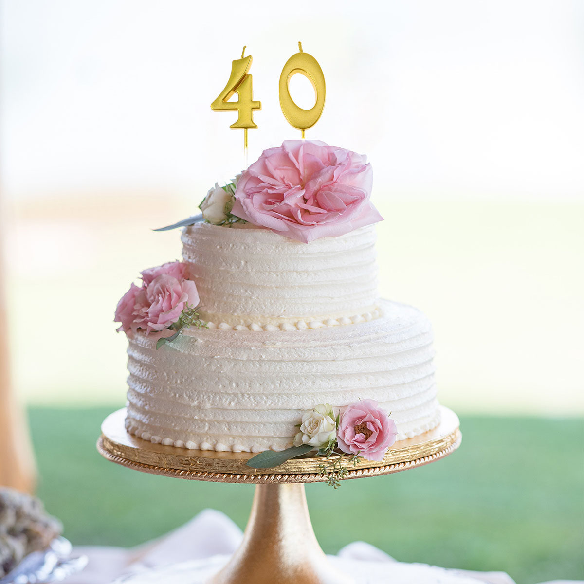 2Pcs Birthday Number 40 Golden - Wedding Supply Decor recensie en prijs