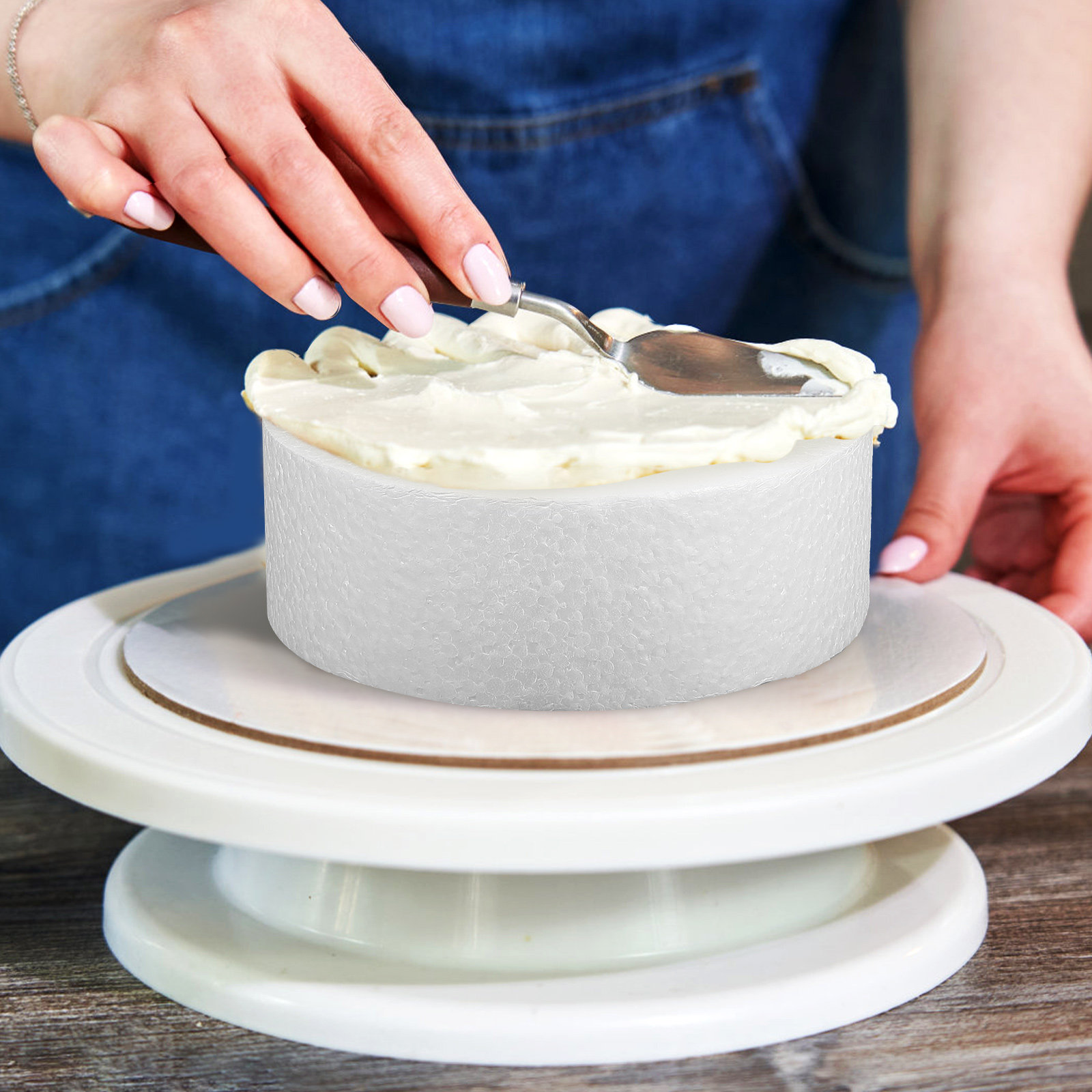 3Pcs DIY Round Cake Dummies Ba - Wedding Supply Decor recensie en prijs