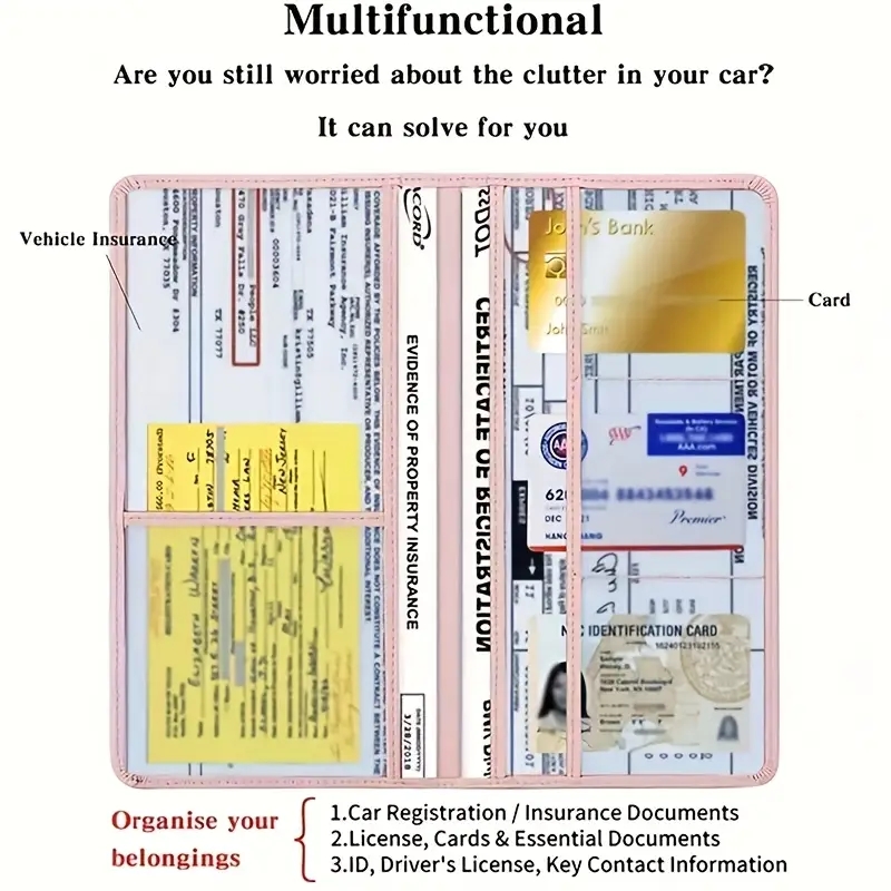 Car Registration & Insurance C - Place Card Holder recensie en prijs