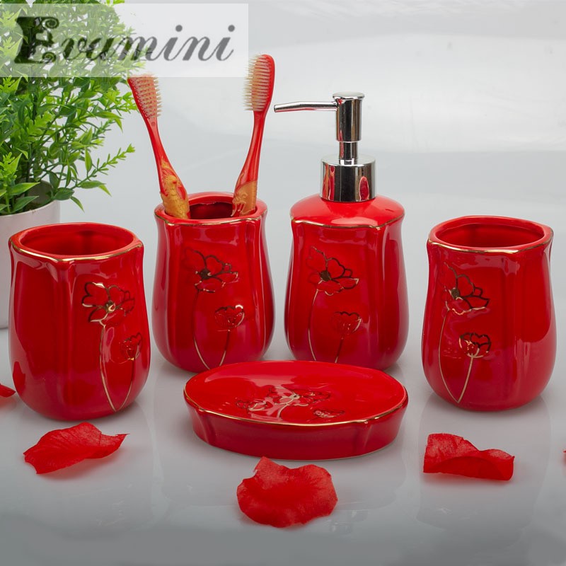 Wedding Gift for Bathroom/Red  - Wedding Bathroom Supply Kit recensie en prijs