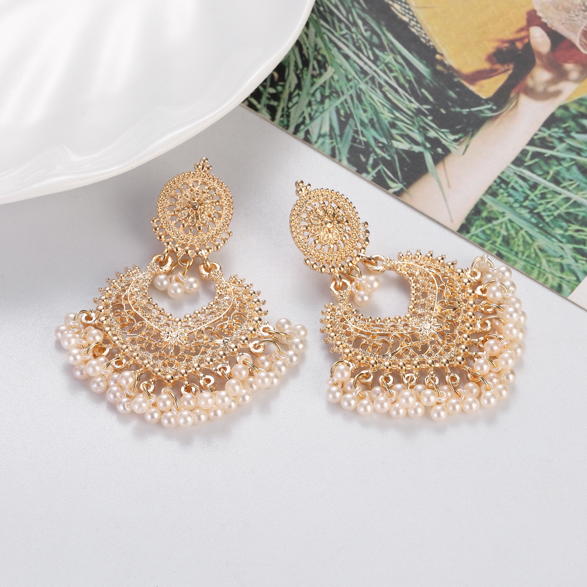 New Ethnic Gold Color Indian J - Indian Wedding Supply recensie en prijs