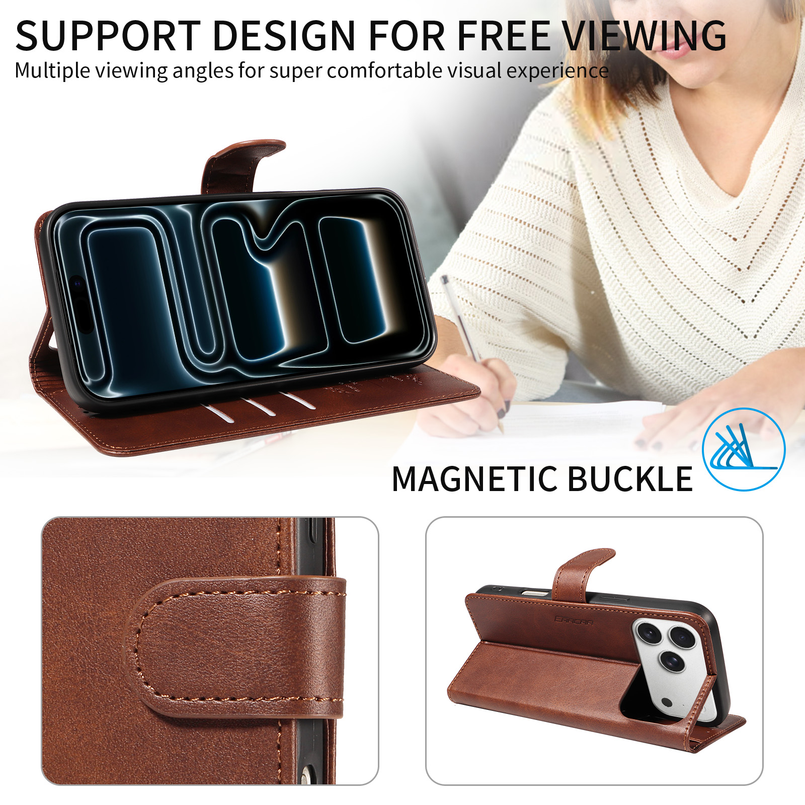 Faux Leather Phone Case for Sa - Place Card Holder recensie en prijs