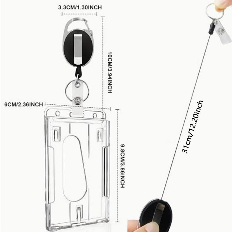 Transparent Cards Slots ID Tag - Place Card Holder recensie en prijs