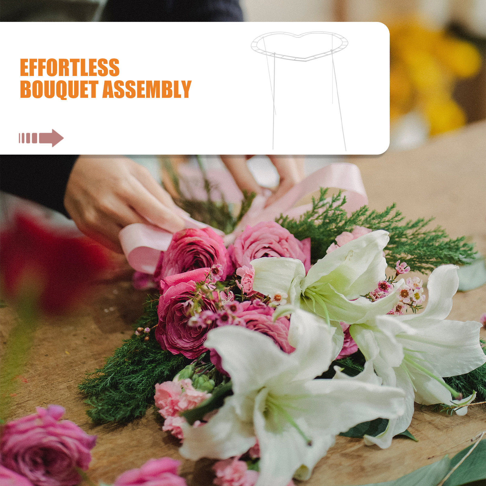 6 Sets Heart Shape Plastic Wre - Wedding Supply Decor recensie en prijs