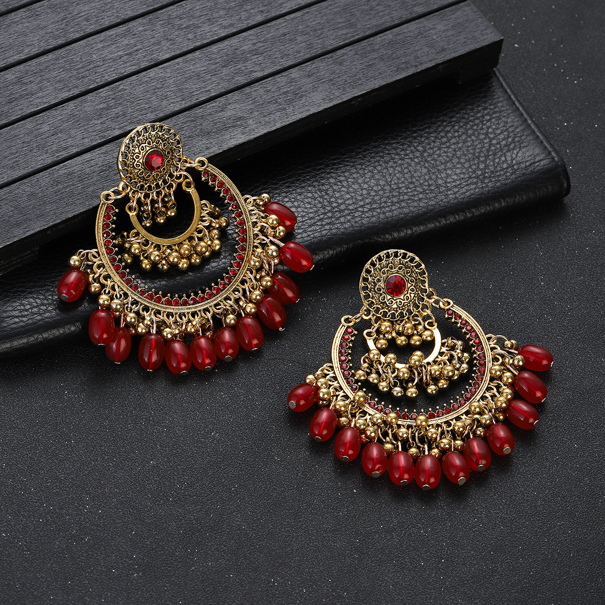 Boho Vintage Gold Color Jhumka - Indian Wedding Supply recensie en prijs
