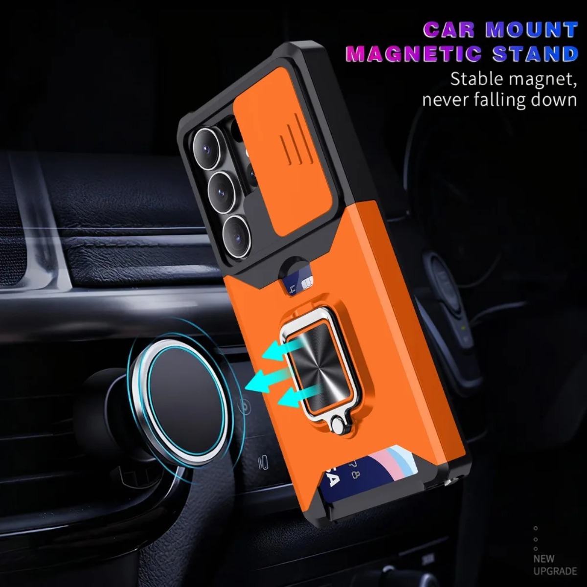 Card Slot Ring Holder Phone Ca - Place Card Holder recensie en prijs