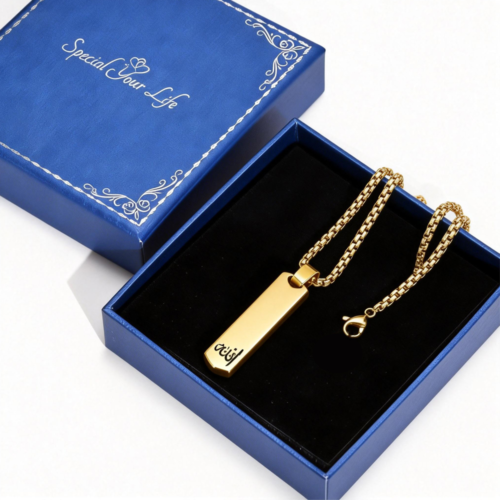 3D Bar Necklace, Cool Simple D - Wedding Job recensie en prijs
