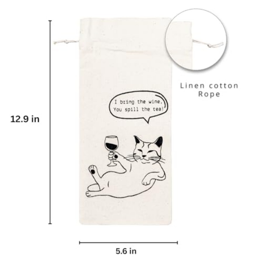Wine Gift Bag Reusable - Cotto - Wedding Job recensie en prijs