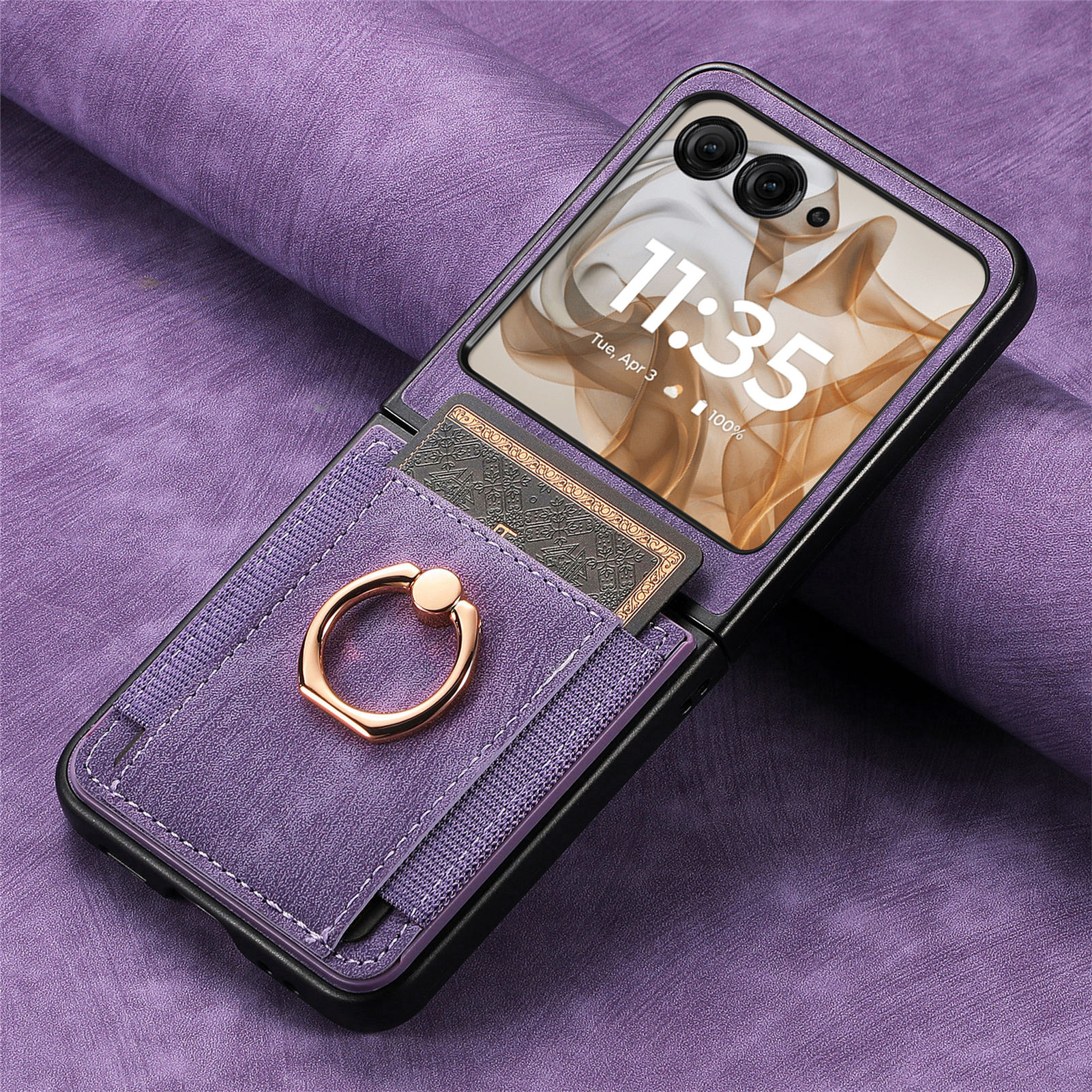 Retro Ring Holder Magnetic Lea - Place Card Holder recensie en prijs