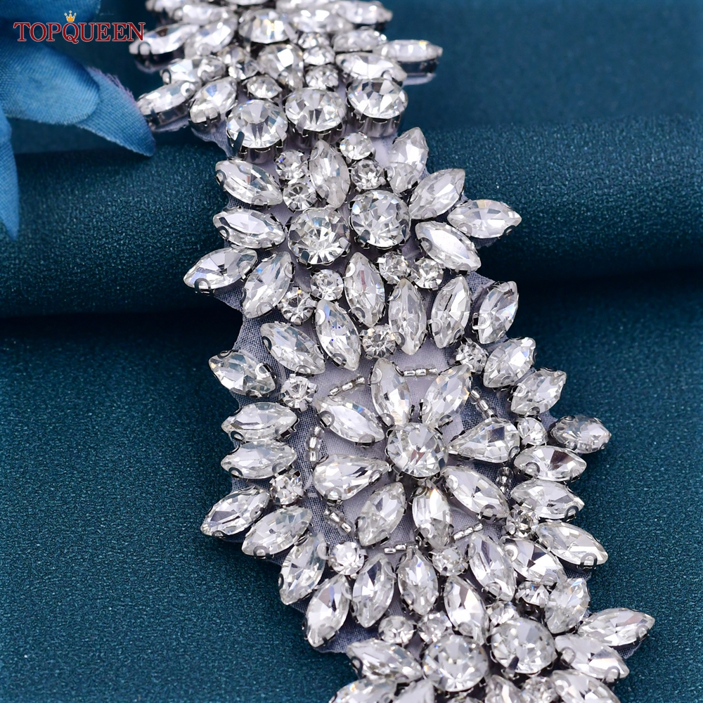 TOPQUEEN S319 Rhinestones Wedd - Bridal Sash Ribbon recensie en prijs