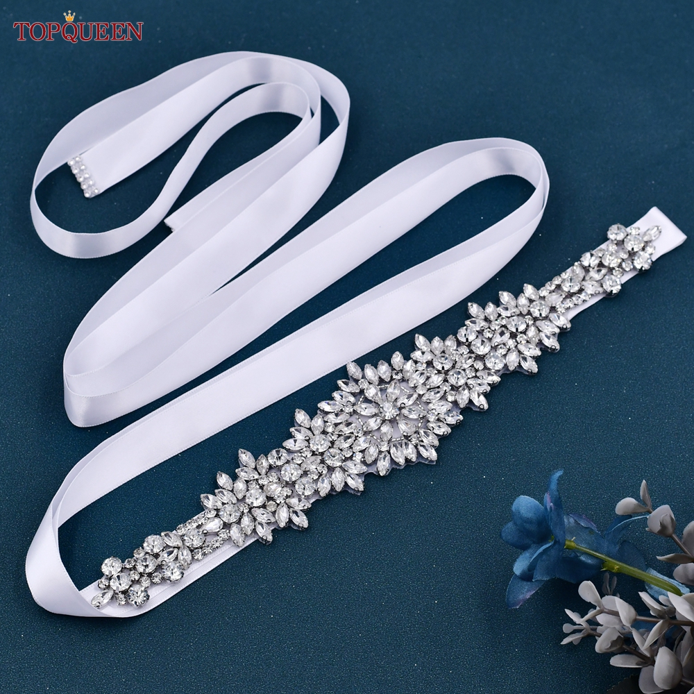 TOPQUEEN S319 Rhinestones Wedd - Bridal Sash Ribbon recensie en prijs