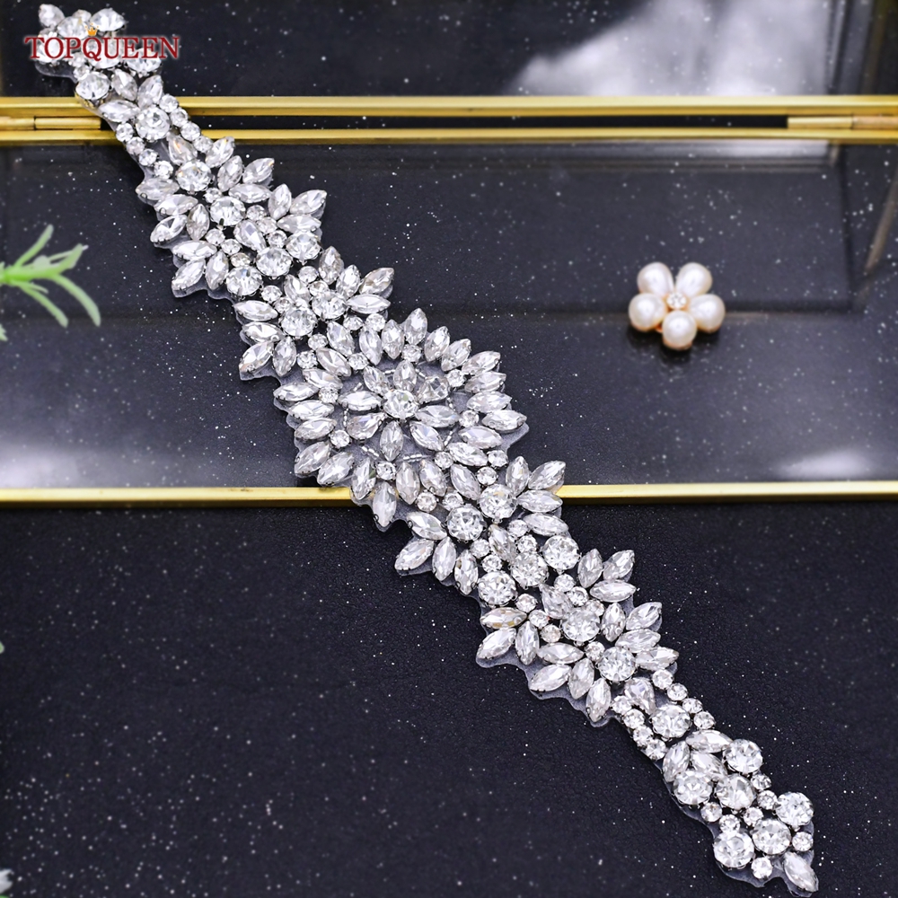 TOPQUEEN S319 Rhinestones Wedd - Bridal Sash Ribbon recensie en prijs