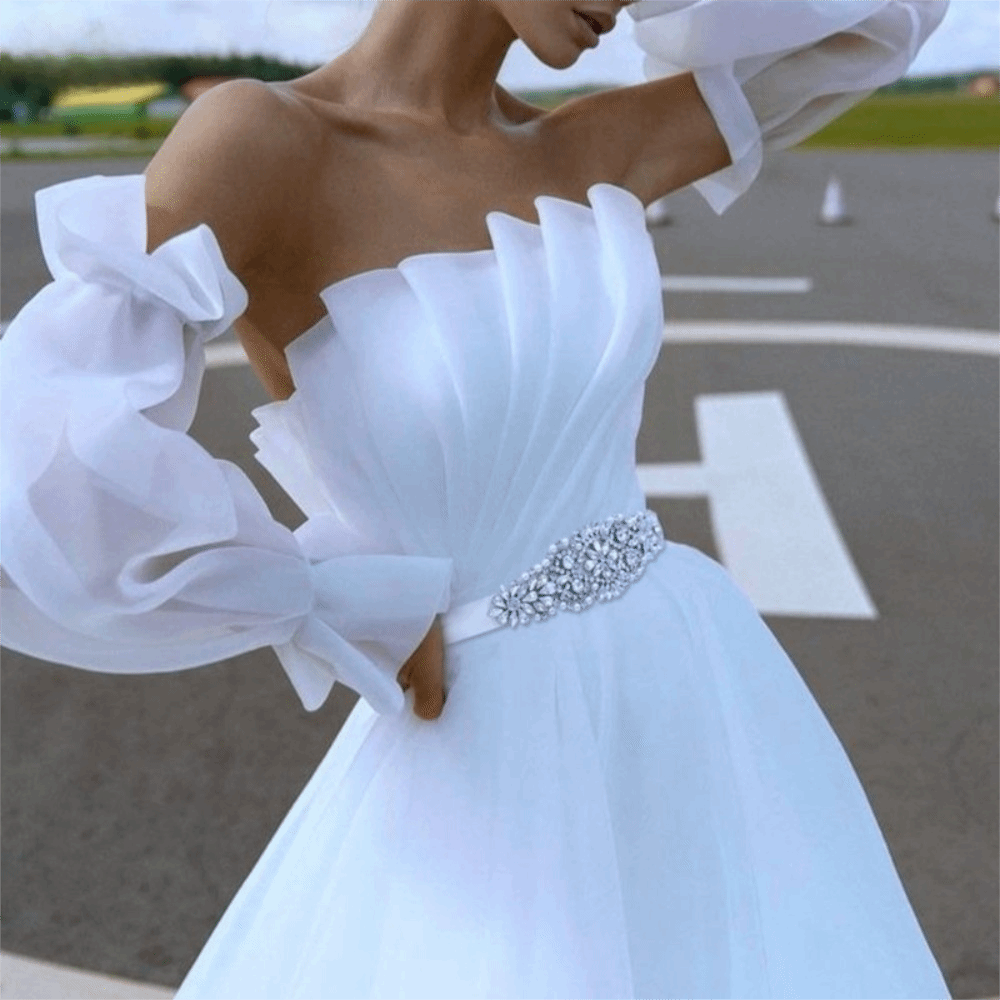 Fashion Ribbon Bridal Belt Sil - Bridal Sash Ribbon recensie en prijs