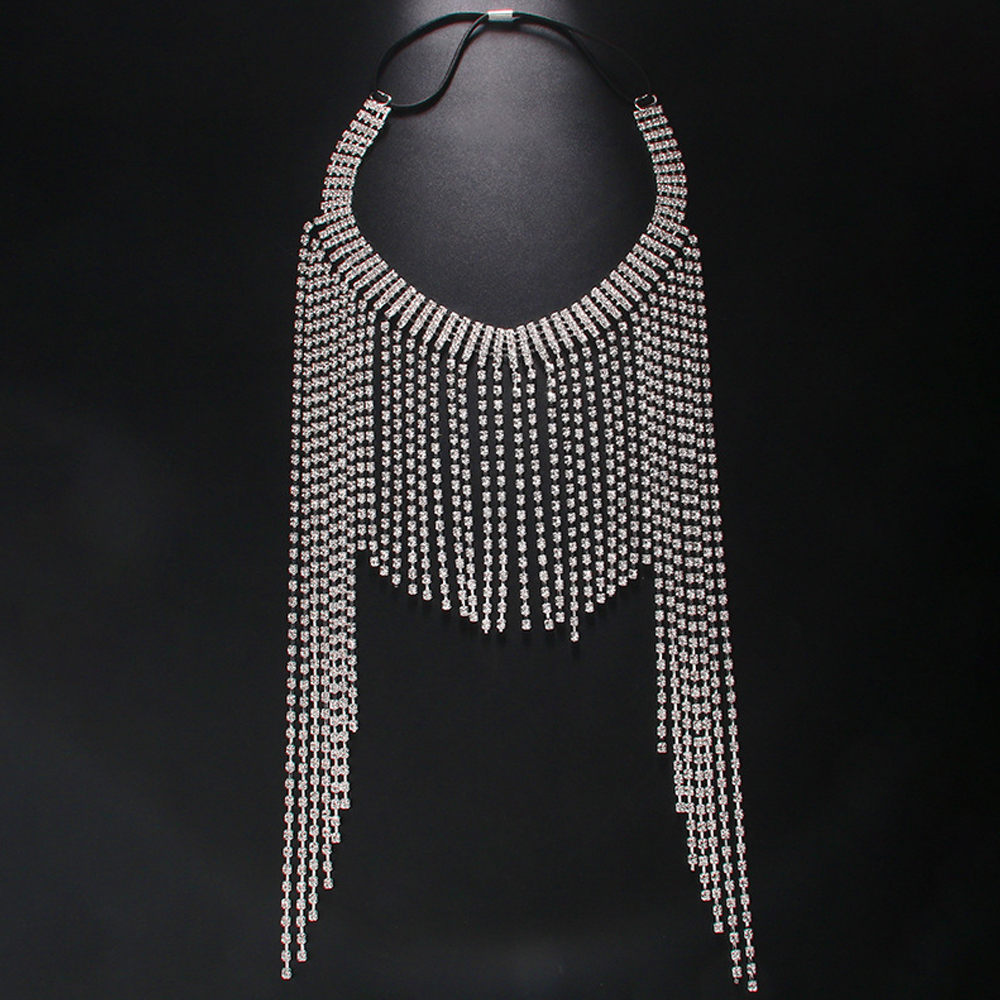 Boho Crystal Tassel Hair Chain - Indian Wedding Supply recensie en prijs