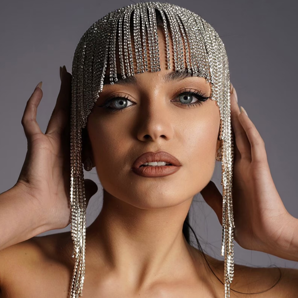 Boho Crystal Tassel Hair Chain - Indian Wedding Supply recensie en prijs