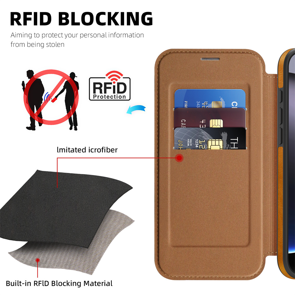 Magnetic Flip Leather Phone Ca - Place Card Holder recensie en prijs