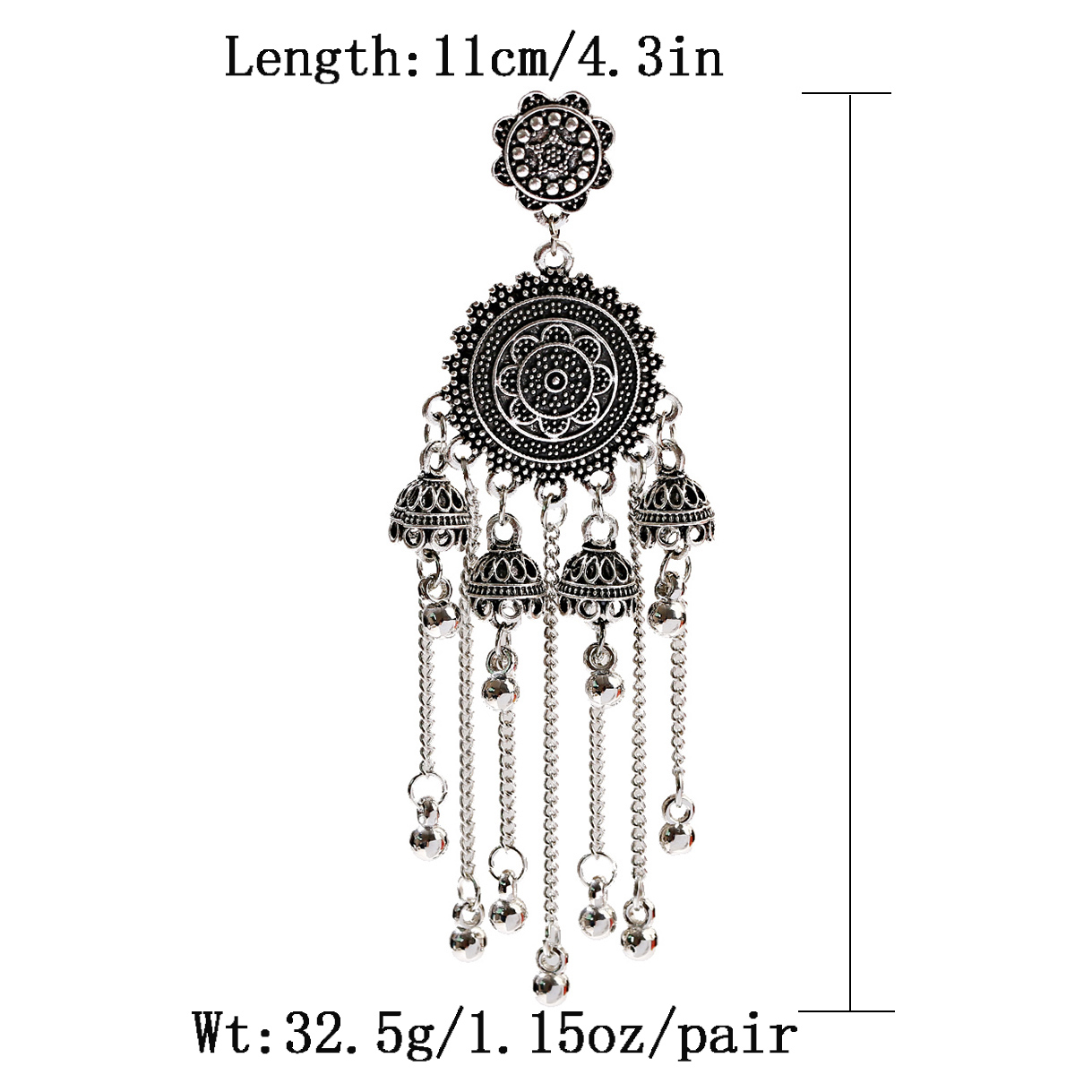 Chain Pendientes Earring And H - Indian Wedding Supply recensie en prijs