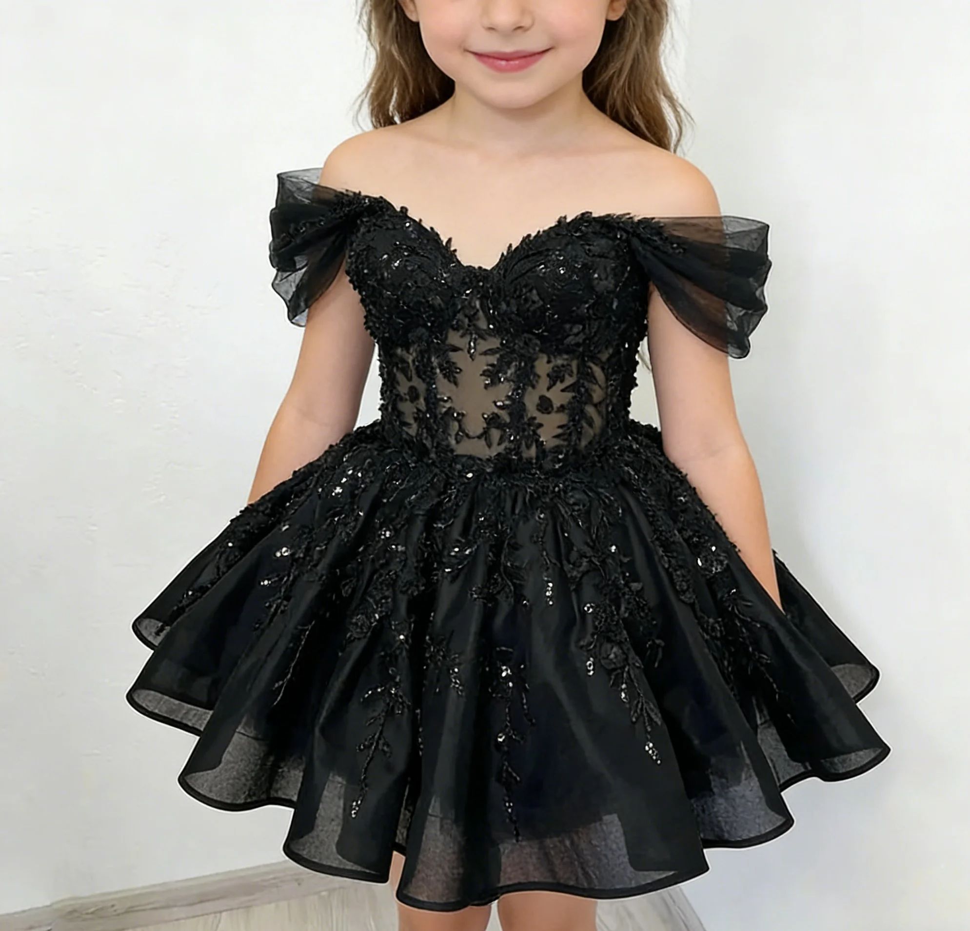 Customized Off Shoulder Black  - Bridal Sash Ribbon recensie en prijs