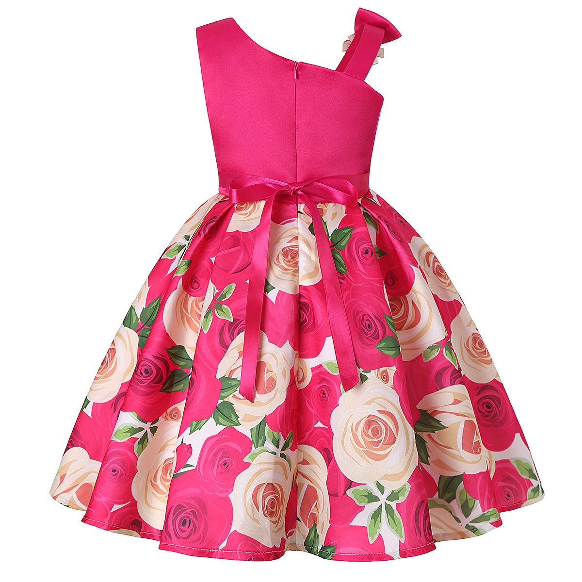 Asymmetric shoulder bow tie gi - Wedding Lulu recensie en prijs