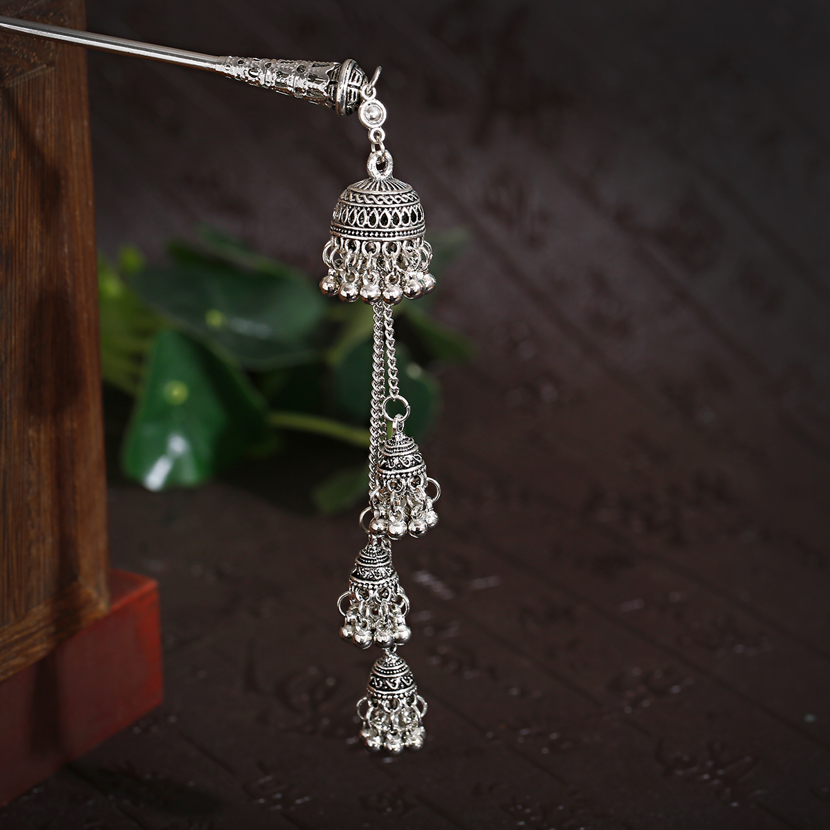 2pcs Vintage Long Tassel Earri - Indian Wedding Supply recensie en prijs