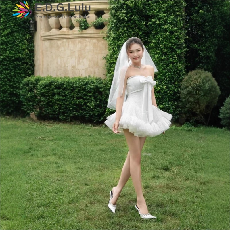 EDGLuLu Strapless Bow Elegant  - Wedding Lulu recensie en prijs